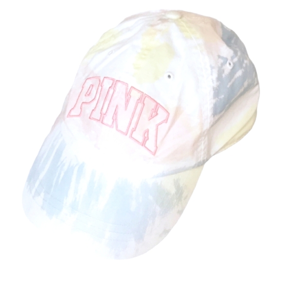 PINK Victoria's Secret Accessories - Victoria's Secret Pink Pastel Tie-dye Baseball Hat